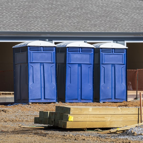 are there any restrictions on where i can place the porta potties during my rental period in Tiro Ohio